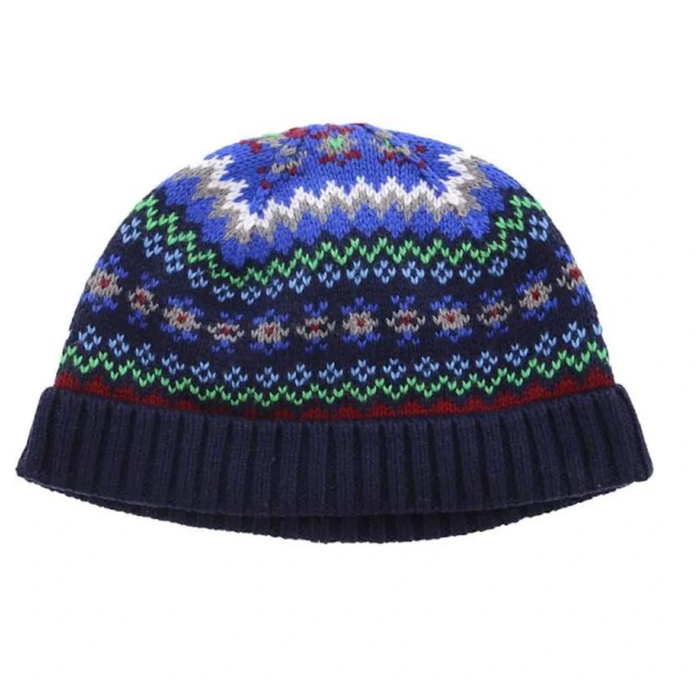 Janie and Jack Fair Isle Multi-Color Beanie